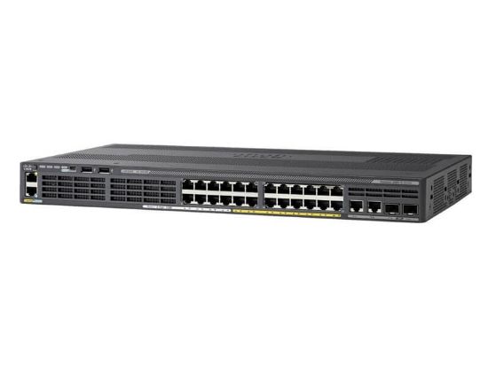 Picture of WS-C2960X-24PSQ-L Cisco Catalyst Layer3 Managed 24 Ports Ethernet Switch | Refurbished
