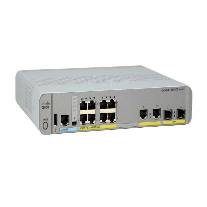 Picture of WS-C3560CX-8PC-S Cisco Catalyst Layer 3 8 Ports Ethernet Managed Switch | Refurbished