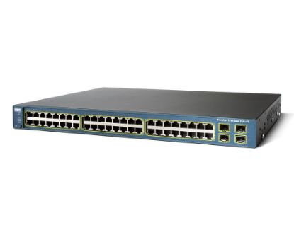 Picture of WS-C3560G-48TS-E Cisco Catalyst 3560 48-Ports 10/100/1000T + 4 SFP + IPS Image | Refurbished