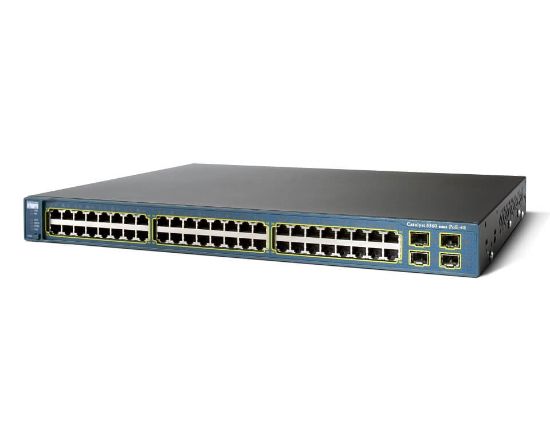Picture of WS-C3560G-48TS-E Cisco Catalyst 3560 48-Ports 10/100/1000T + 4 SFP + IPS Image | Refurbished