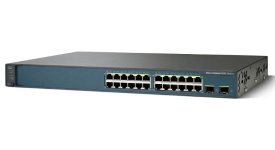 Picture of WS-C3560V2-24PS-E Cisco Catalyst 3560V2 24 10/100 PoE + 2 SFP + IPS (Enhanced) Image | Refurbished