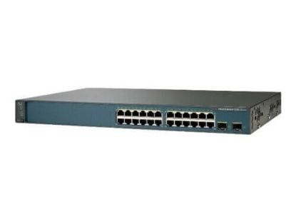 Picture of WS-C3560V2-24TS-S Cisco Catalyst 3560v2 24 10/100 + 2 SFP + IPB (Standard) Image | Refurbished