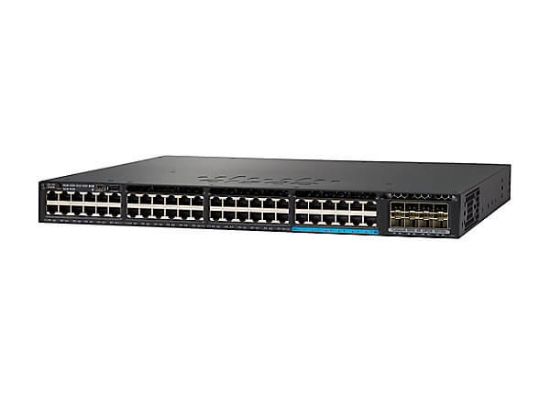 Picture of WS-C3650-12X48UZ-S Cisco Catalyst 3650 48 Port mGig, 2x40G Uplink, IP Base | Refurbished