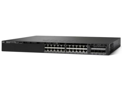 Picture of WS-C3650-24PS-E Cisco Catalyst 24 Ports Managed Switch | Refurbished