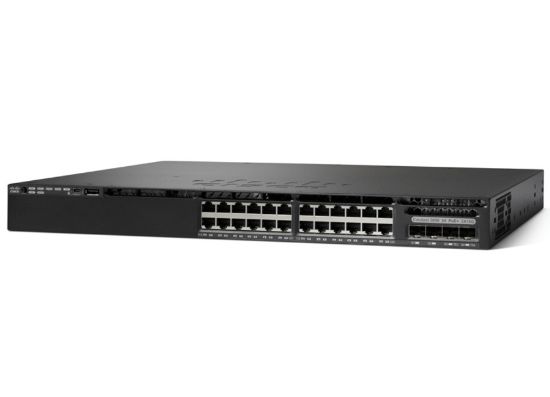 Picture of WS-C3650-24PS-E Cisco Catalyst 24 Ports Managed Switch | Refurbished