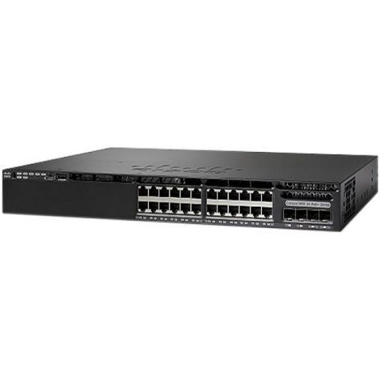 Picture of WS-C3650-24PS-S Cisco Catalyst 3650 24 Ports Ethernet Switch | Refurbished
