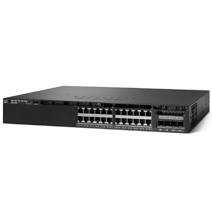Picture of WS-C3650-24PWS-S Cisco Catalyst 24 Ports Manageable Switch | Refurbished