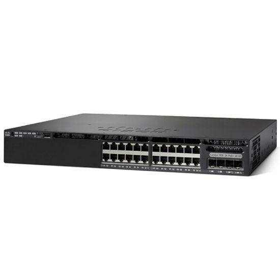 Picture of WS-C3650-24PWS-S Cisco Catalyst 24 Ports Manageable Switch | Refurbished