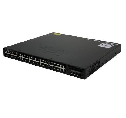 Picture of WS-C3650-48FD-L Cisco Catalyst 3650 48 Ports Full PoE 2x10G Uplink LAN Base | Refurbished
