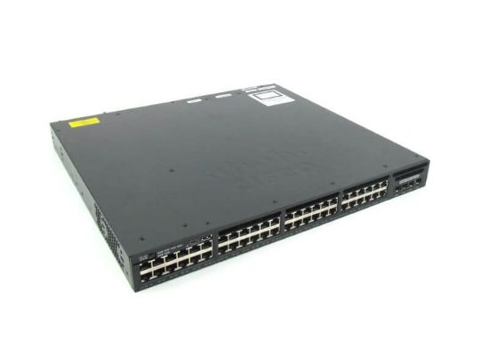 Picture of WS-C3650-48TD-L Cisco Catalyst 3650 48 Ports Data 2x10G Uplink LAN Base | Refurbished