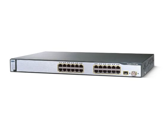 Picture of WS-C3750-24TS-E Cisco Catalyst 24 Ports Ethernet Switch | Refurbished