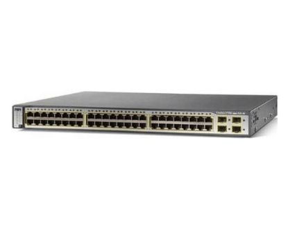 Picture of WS-C3750-48PS-E Cisco Catalyst Fast EN 48 Ports Switch | Refurbished