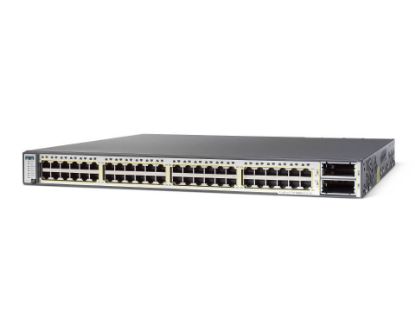 Picture of WS-C3750E-48TD-E Cisco Catalyst 3750E-48TD Managed L3 Switch 48 Ethernet Ports & 2 X2 Ports | Refurbished