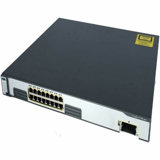 Picture of WS-C3750G-16TD-S Cisco Catalyst 3750 16 Stackable Gigabit Ethernet Switch | Refurbished