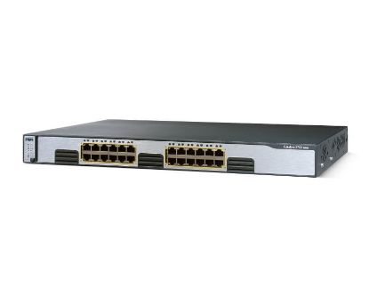 Picture of WS-C3750G-24T-S Cisco Catalyst 3750G 24 Ports Ethernet Switch | Refurbished