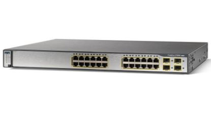 Picture of WS-C3750G-24TS-E1U Cisco Catalyst 24 Ports Ethernet Switch | Refurbished