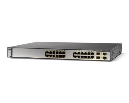 Picture of WS-C3750G-24TS-S1U Cisco Catalyst 3750 24 Ports Ethernet Switch | Refurbished