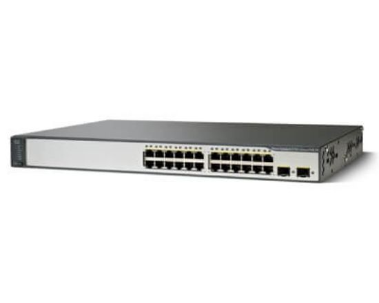 Picture of WS-C3750V2-24PS-E Cisco Catalyst 3750V2 24 10/100 PoE + 2 SFP Enhanced Image | Refurbished
