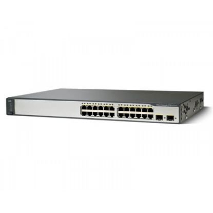 Picture of WS-C3750V2-24TS-E Cisco Catalyst 3750V2 24 10/100 + 2 SFP Enhanced Image | Refurbished