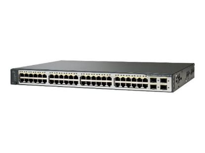 Picture of WS-C3750V2-48PS-E Cisco C3750V2 48 10/100 PoE + 4 SFP Enhanced Image | Refurbished