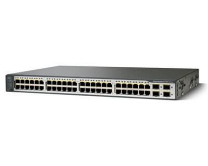 Picture of WS-C3750V2-48TS-E Cisco Catalyst 3750V2 48 10/100 + 4 SFP Enhanced Image | Refurbished