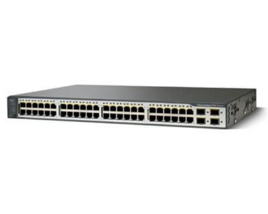 Picture of WS-C3750V2-48TS-E Cisco Catalyst 3750V2 48 10/100 + 4 SFP Enhanced Image | Refurbished