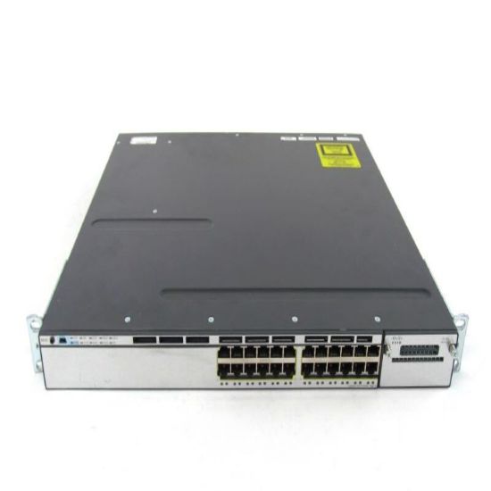 Picture of WS-C3750X-24T-E Cisco Catalyst 3750X 24 Port Data IP Services | Refurbished