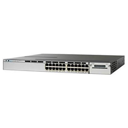 Picture of WS-C3750X-24T-L Cisco Catalyst 3750X 24 Ports Data LAN Base | Refurbished