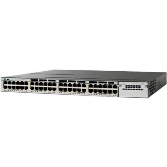 Picture of WS-C3750X-48U-E Cisco Catalyst Managed L3 Switch 48 Ethernet Ports Upoe | Refurbished
