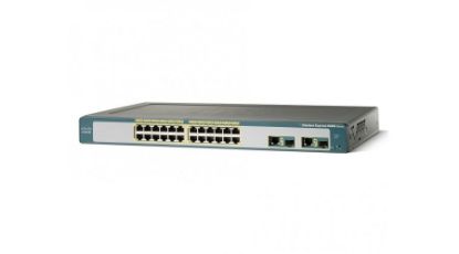 Picture of WS-CE520G-24TC-K9 Cisco Catalyst Express 520G-24TC Fast EN 24 Ports Switch | Refurbished