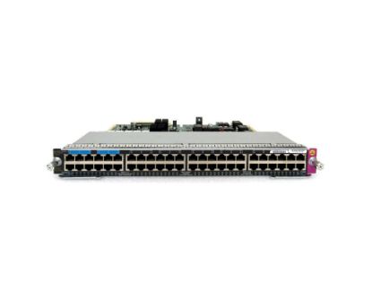 Picture of WS-X4748-12X48U+E Cisco Catalyst 4500E Series 48-Port UPOE with 12x multigigabit Ports and 36x 10/100/1000 (RJ-45) Ports. Refurbished.