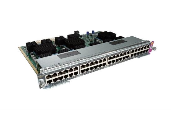 Picture of WS-X4748-UPOE+E Cisco Catalyst 4500E Series 48 Ports Universal PoE Line Card Switch | Refurbished