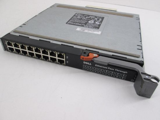 Picture of WW060 Dell Poweredge M1000E 16-Port Ethernet Pass Through. Refurbished.