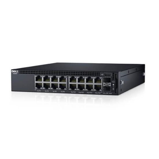 Picture of X1018 Dell Networking Switch 16 Ports Managed Rack Mountable. Refurbished.