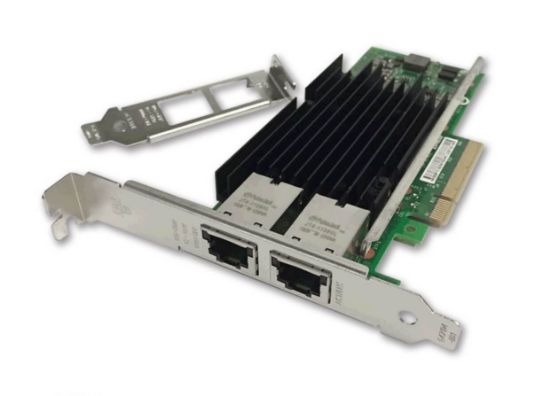 Picture of X540T2 Intle PCI-E 2.1 10 Gigabit Converged Network Adapter | Refurbished | Dell OEM