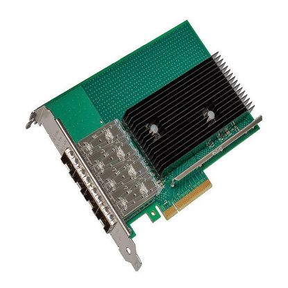 Picture of X722-DA4 Intel Quad-Ports 10GBPS SFP+ PCI-E 3.0 x8 & Full Height Server Network Adapter | New Factory Sealed