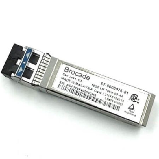 Picture of XBR-000182 Brocade 10GBE Long Wave SFP Transceiver. New Bulk Pack.