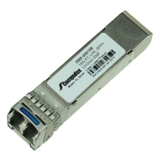 Picture of XBR-000198 Brocade SFP+ Optical 16G SFF Long Wavelength Transceiver | New Bulk Pack