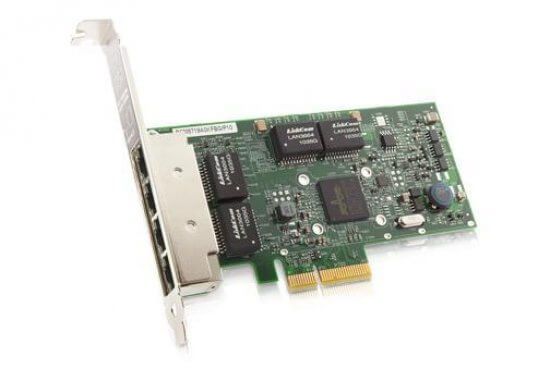 Picture of XF9VF Dell Broadcom 5719 Quad-Port Gigabit Network Interface Card. Refurbished.