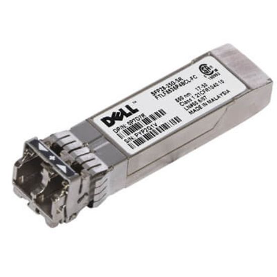 Picture of YP6HW Dell 25GE 850NM Short Wavelength SFP+ Transceiver. Brand New