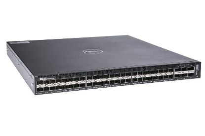 Picture of YR5GR Dell Networking Switch-L3 - Managed-48 X10 GB SFP+ +6 X 40 GB QSFP+ Rack-Mountable. Refurbished.