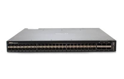 Picture of YWN33 Dell Networking S4048-ON L3 Managed 48x 10Gigabit SFP+ + 6x 40Gigabit QSFP+ Rack Mountable Switch. Refurbished.