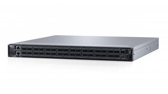 Picture of Z9100 Dell 32 Port 1/10/25/40/50/100GBE Switch. Refurbished.