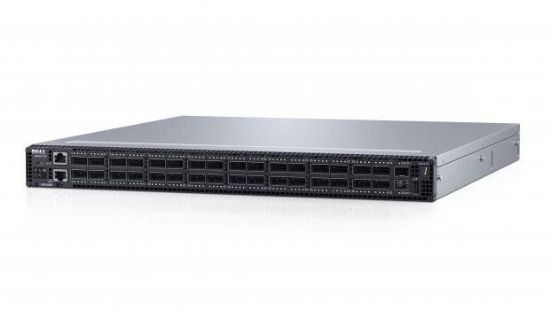 Picture of Z9100-ON Dell 32 Port 1/10/25/40/50/100GBE Switch. Refurbished.