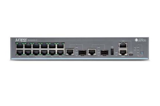 Picture of ​EX2200-C-12P-2G Juniper Ethernet Layer 3 Switch 12 Ports Compact Finless SW | Refurbished