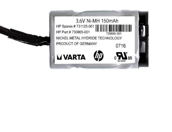 Picture of 730865-001 HP Battery Pack 4.3v Nimh 150mah For DL580 G9. Refurbished.