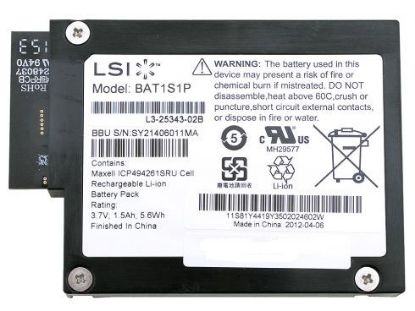 Picture of 81Y4419 IBM Li-Ion Raid Controller Battery For Serveraid M5000 Series. New Bulk Pack.