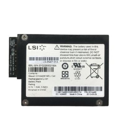 Picture of LSI00279 LSI Logic Battery Backup For Megaraid SAS 9265 And 9285 Series. Brand New 3 Years Warranty