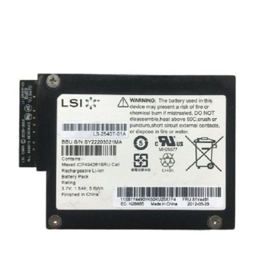 Picture of LSI00279 LSI Logic Battery Backup For Megaraid SAS 9265 And 9285 Series. Brand New 3 Years Warranty
