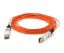 Picture of 470-ABPI Dell 1M Qsfp+ To Qsfp+, 40GBE Active Optical Cable. New Bulk Pack.